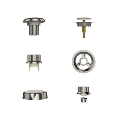 Bathtub Faucet Fixtures For EMPV-72JT367LED 2-Person Whirlpool Tub Brushed Nickel Fixture-5