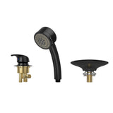 Robinetterie de baignoire pour baignoire d'angle EMPV-59JT319LED
