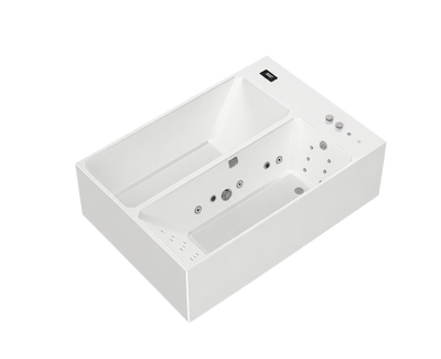 Empava 79CLF03 hot and cold plunge tub opposite angled view