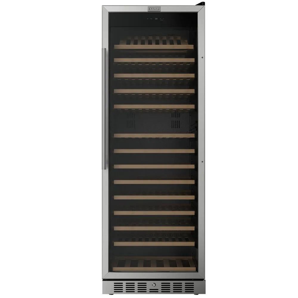 Vinoteca Empava de 24 pulgadas, refrigerador de vinos de 67 pulgadas de alto