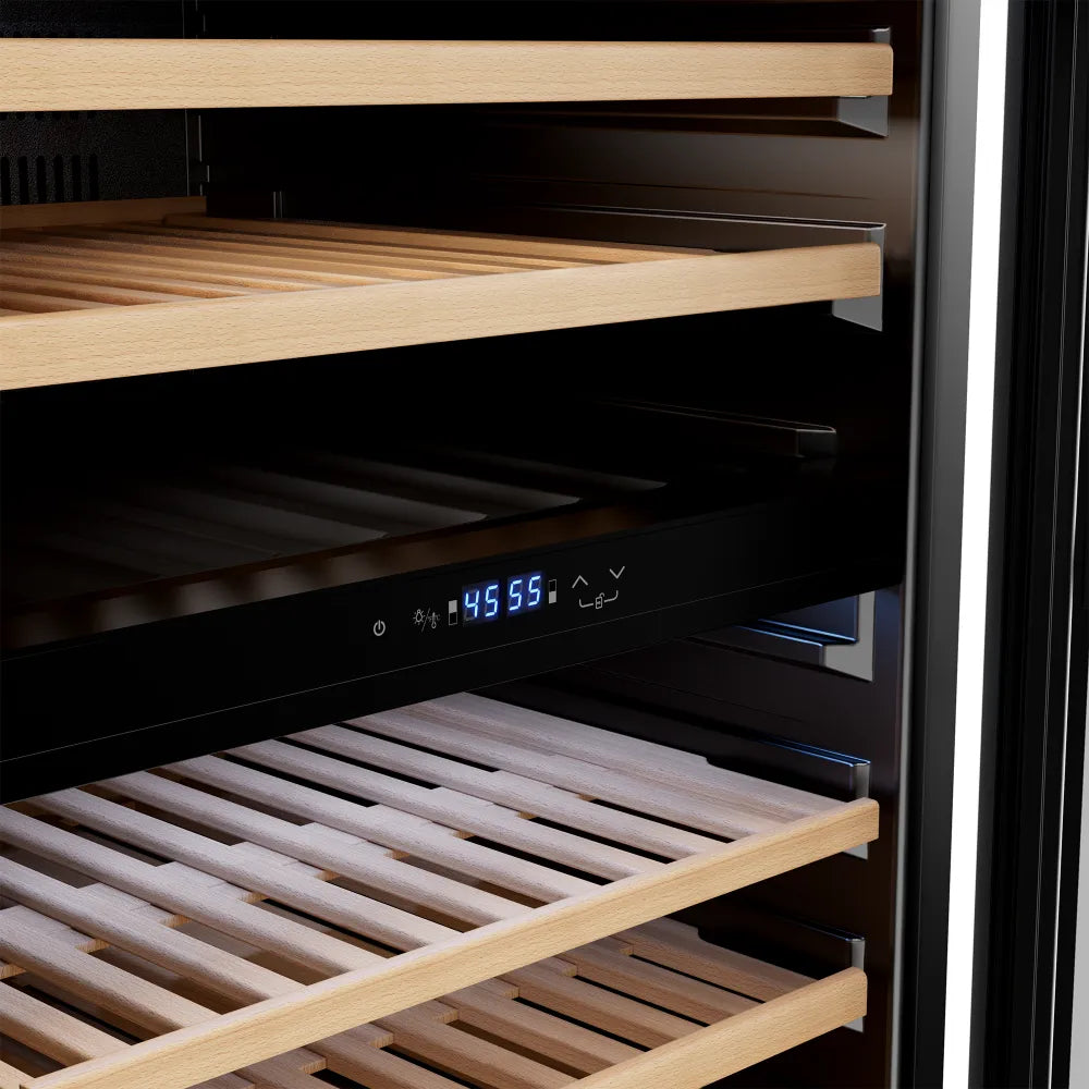 Empava 24 inch Dual Zone Wine Cooler 67 inch Tall Wine Refrigerator